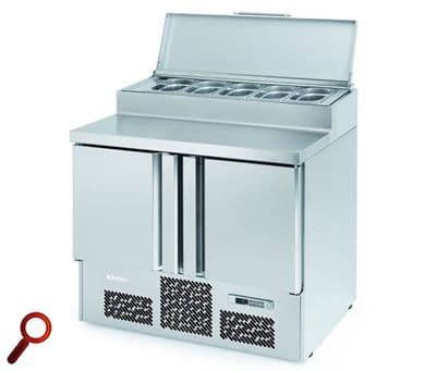 Infrico ME1000EN Compact Gastronorm Counter with raised collar