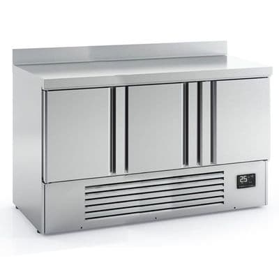 Infrico ME1003II 3 Door Compact Gn Counter With Upstand 355L
