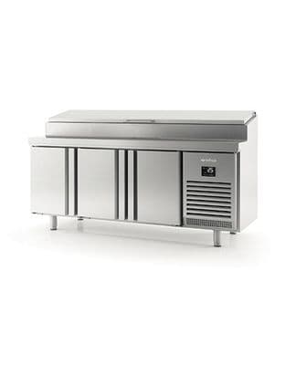 Infrico Preparation Counters with raised collar BMGN1960EN