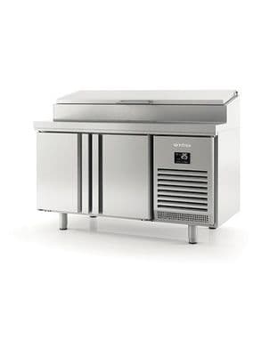 Infrico Preparation Counters with raised collar BMPP1500EN