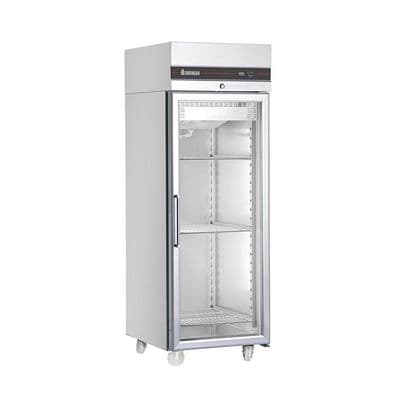 Inomak CBP172CR Single Glass  Door Stainless Steel Heavy Duty Freezer