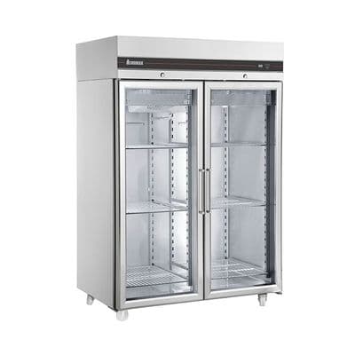Inomak CEP2144CR 1432ltr Double Glass Door Storage Fridge