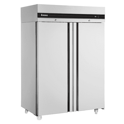 Inomak CEP2144SL Double Door Slim Stainless Steel Heavy Duty Fridge