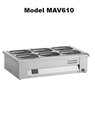 Inomak Gastronorm Bain Marie MAV614