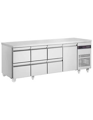 Inomak PN2229-ECO 1 Door 6 Drawer 1/1 Gastronorm Counter 583L