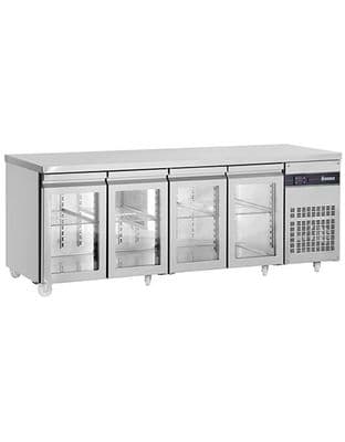 Inomak PN9999CR 4 Glass Door 1/1 Gastronorm Counter 583L