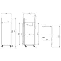 Interlevin CAF650 Gastronorm Upright Freezer £1127.104