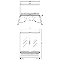 Interlevin LGC5000 Glass Door Merchandiser £1190.2