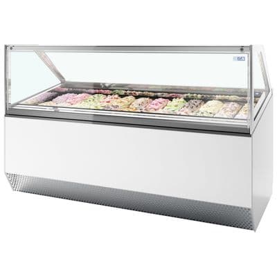 ISA Millennium ST24 24 Pan Ice Cream Display Freezer