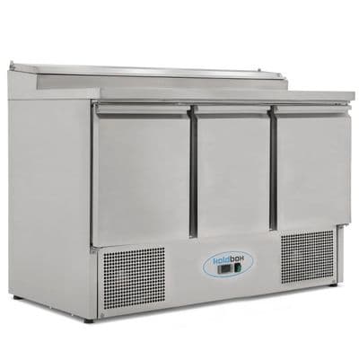 Koldbox KXCC3-SAL Compact 3 Door Gastronorm Prep Fridge