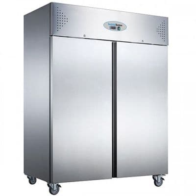 Koldbox KXF1200 DOUBLE DOOR VENTILATED GN SS FREEZER 1200L