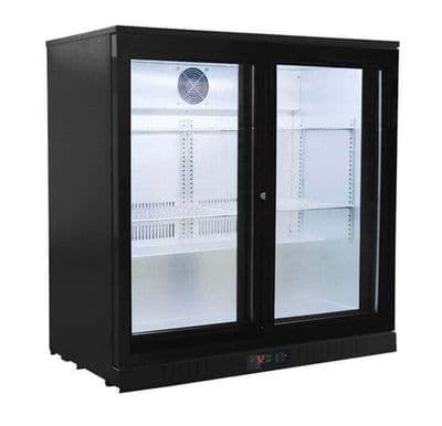 KOOL BB2S Double Sliding Door Bottle Cooler