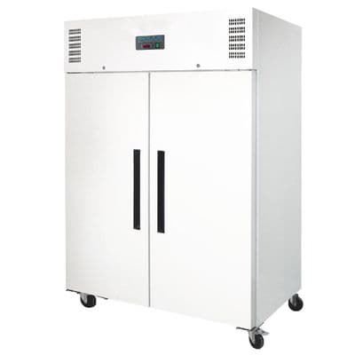 Polar CD616 Upright Double Door Freezer 1200Ltr White