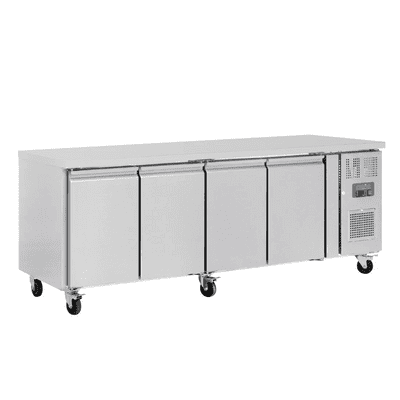 Polar G379 Four Door Storage Counter Fridge