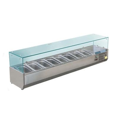 Polar GD877 8x1/3 GN Counter Top Prep Fridge