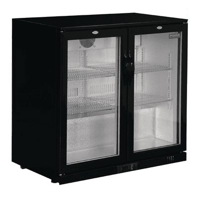 Polar GL012 Back Bar Cooler with Hinged Doors 198Ltr