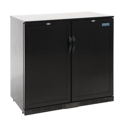 Polar GL016 Double Solid Door Back Bar Bottle Cooler
