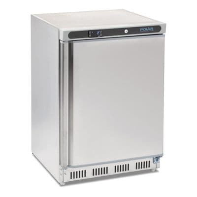 Polar PC002 150ltr Stainless Steel Under Counter Storage Fridge
