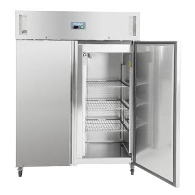 Polar U635 1300ltr Upright Double Door Storage Freezer
