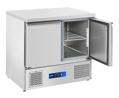 Prodis EC-2SS 2 Door Compact Saladette Counter, Flat Top