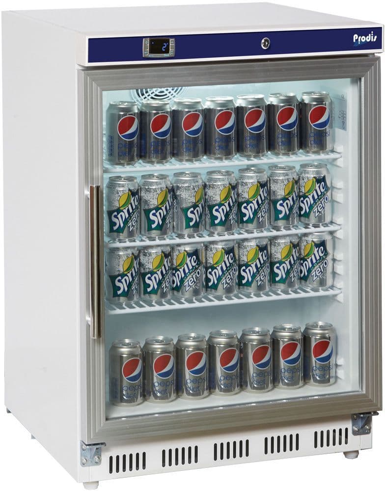 Prodis HC201G Under Counter Glass Door Display Fridge £387.2