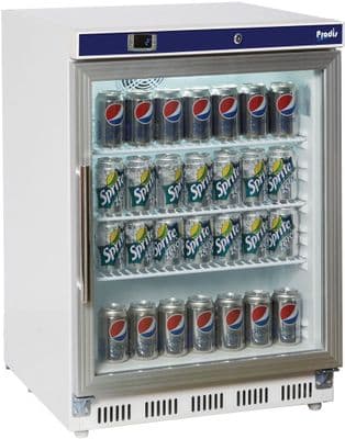 Prodis HC201G Under Counter Glass Door Display Fridge
