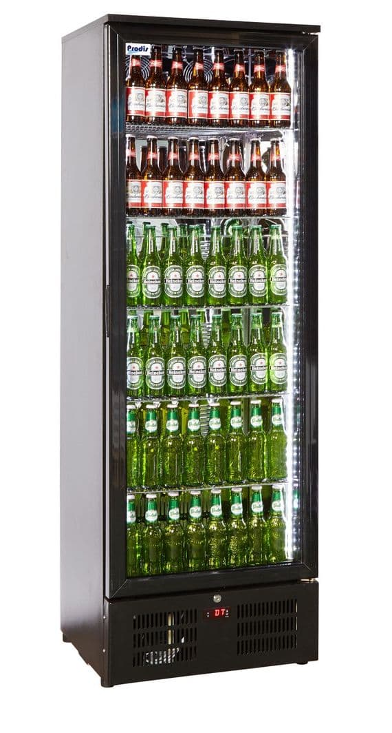 Prodis NT10-HC Single Door Black Finish Upright Bottle Cooler £586.85