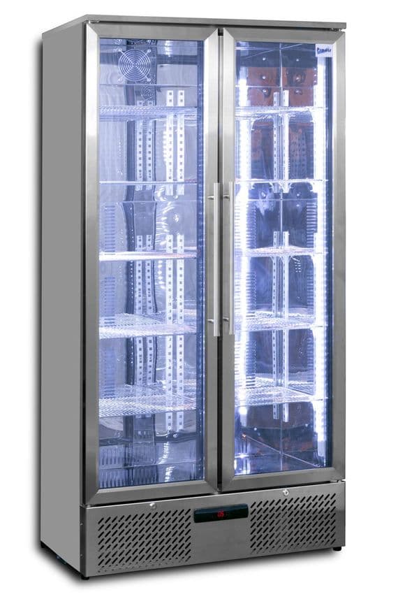 Prodis NT20ST-HC Double Door Stainless Steel Finish Upright Bottle Cooler £871.2