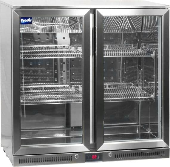 Prodis NT2ST-HC Stainless Steel Double Door Bottle Cooler £405.35