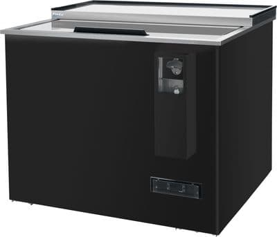 Prodis NTBD1, 279 Litre Black Horizontal Bottle Dump