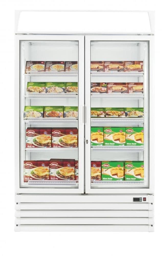 Prodis XD2NW Double Door Heavy Duty Shop Display Freezer £1500.4