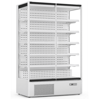Prodis XMD1250-P-FGD-W 1.3m Glass Door White Multideck Display Chiller