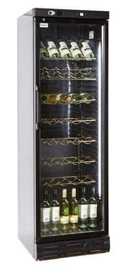 Prodis XW380 Tall Upright Wine Cooler, Black Finish, 7 Shelves