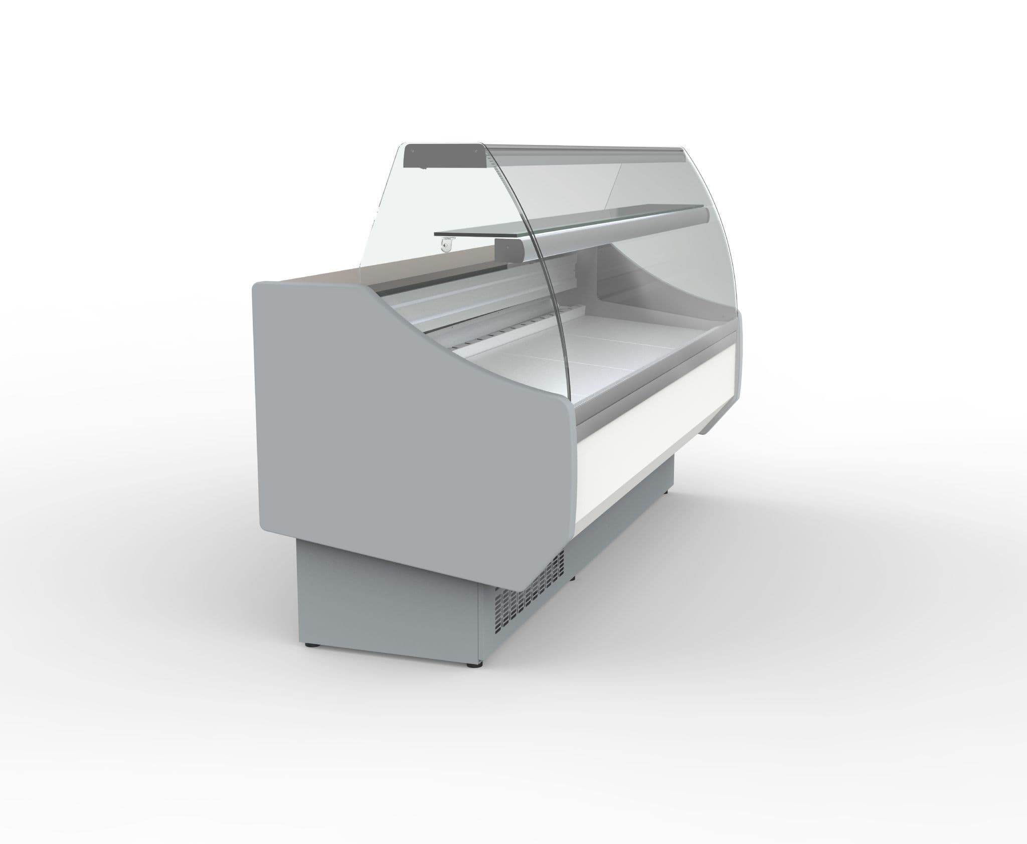 Sterling Pro Coreco CVED-8-20 2m Curved Glass Serve Over Display ...