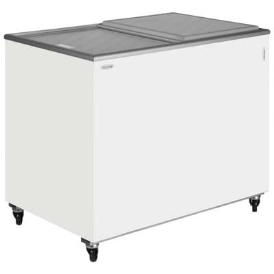 Tefcold IC300SC Sliding Flat Glass Lid Chest Freezer