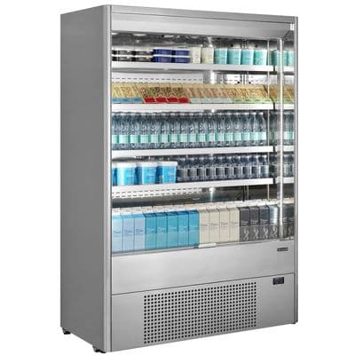 Tefcold MD1402X 1.3m Slimline Stainless Steel Multideck Display Fridge