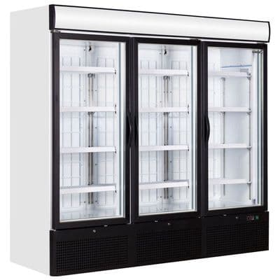 Tefcold NC7500 Triple Door Upright Glass Door Display Fridge