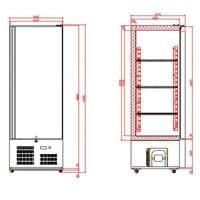 Tefcold RF500 Upright Freezer £1076.416