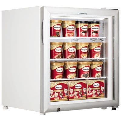 Tefcold UF100G Glass Door Display Freezer