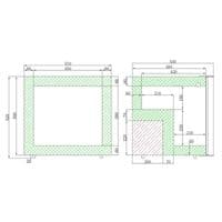 Tefcold UF50G Glass Door Display Freezer £405.504