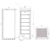 Tefcold UF550S Upright Freezer £851.136