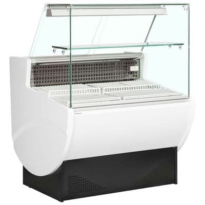 Trimco Tavira II 150F 1.5m Slimline Flat Glass Serve Over  Counter