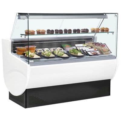 Trimco Tavira II 200F 2m Slimline Flat Glass Serve Over  Counter