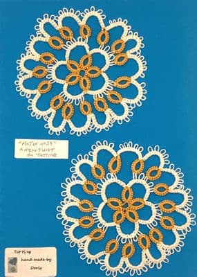 2 Small Snowflake Doilies  4