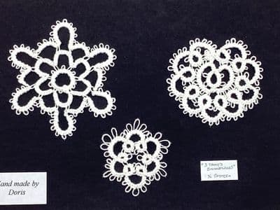 3 Tatted Snowflakes  2