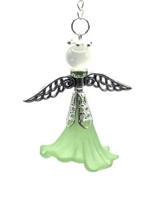 Angel of Hope Keyring Green 4½