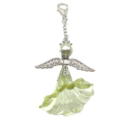 Angel of Hope Keyring Trans. Yellow 4½