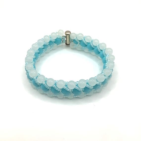 Antida Turquoise Hand Beaded Bracelet 7½