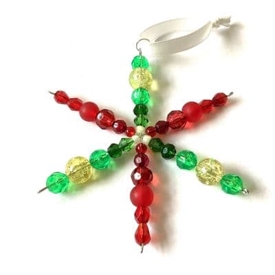 Christmas SNOWFLAKE Hanging Ornament 3