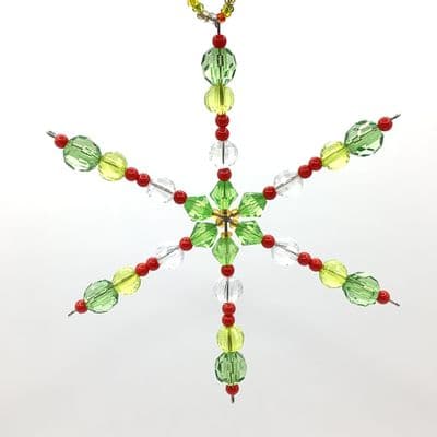 Christmas SNOWFLAKE Hanging Ornament 4